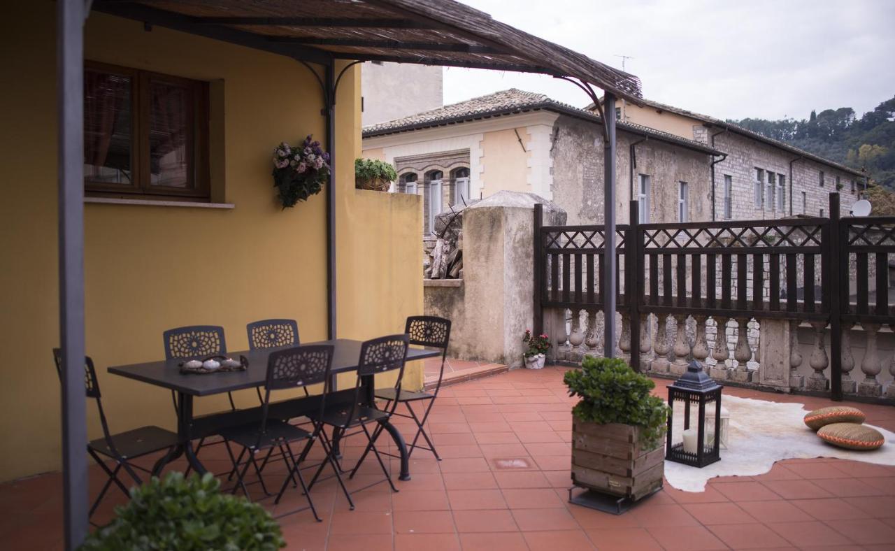 La Terrazza Apartman Spoleto Szoba fotó